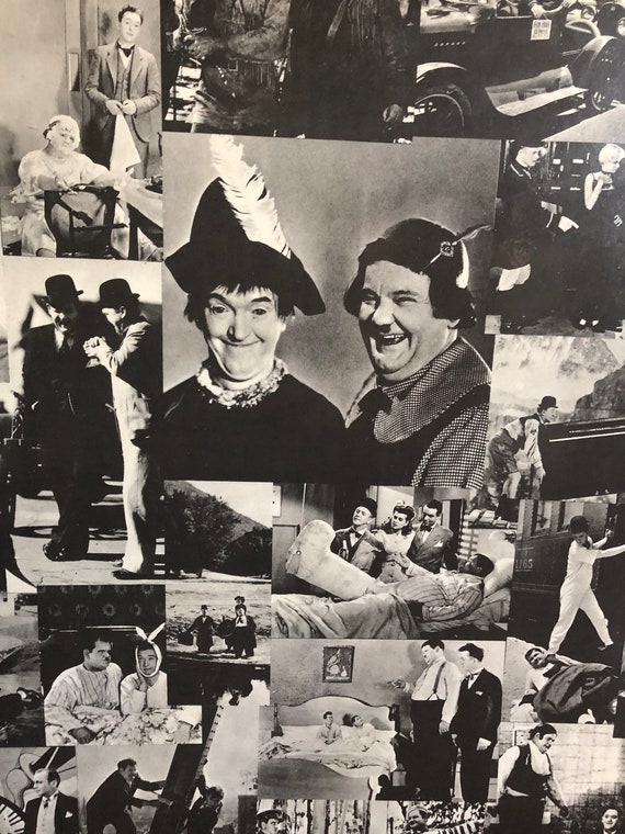 laurel hardy movie collage