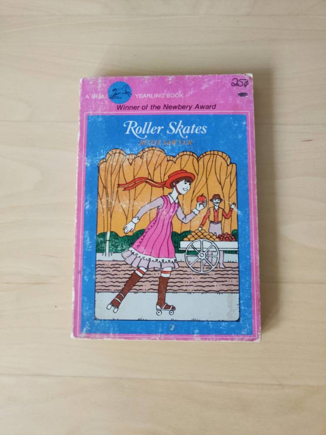 1969 Vintage Book Roller Skates by Ruth Sawyer Newberry Prize Winner