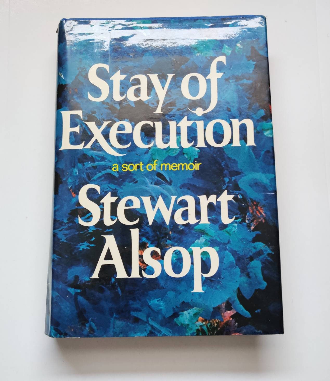 1973 Hardcover Stay of Execution a Sort of Memoir Stewart Etsy