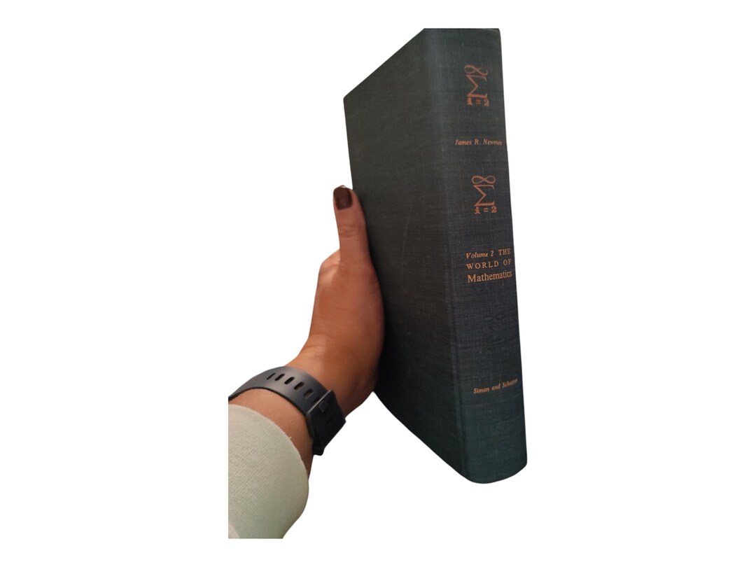 1956 Vintage Math Book: the World of Mathematics Vol. 2 - Etsy