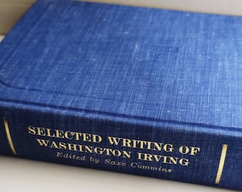 Vintage 1945 Washington Irving Hardcover Book