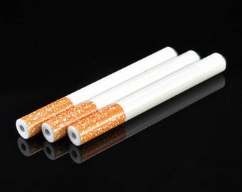 Set of 3 - 3" Aluminum Cigarette Style One Hitter Metal Bat Pipe for 4" Dugouts