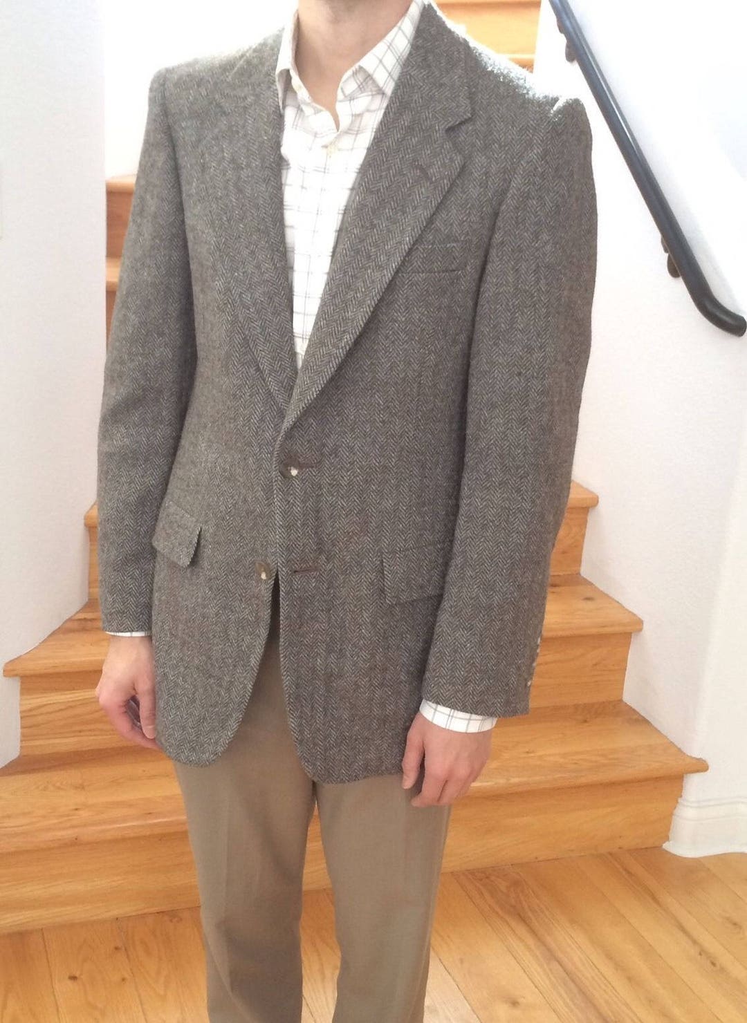 Vintage Christian Dior Monsieur Sport Coat Blazer Mens Brown Vintage Christian Dior Monsieur Sport Coat Blazer Mens Brown