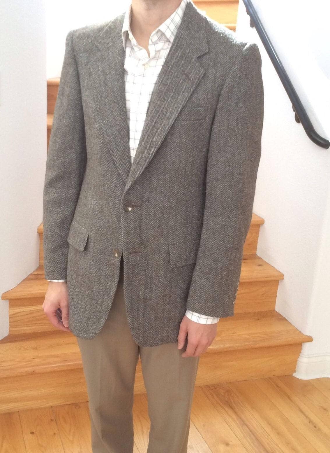 Vintage Christian Dior Monsieur Sport Coat Blazer Mens Brown ...