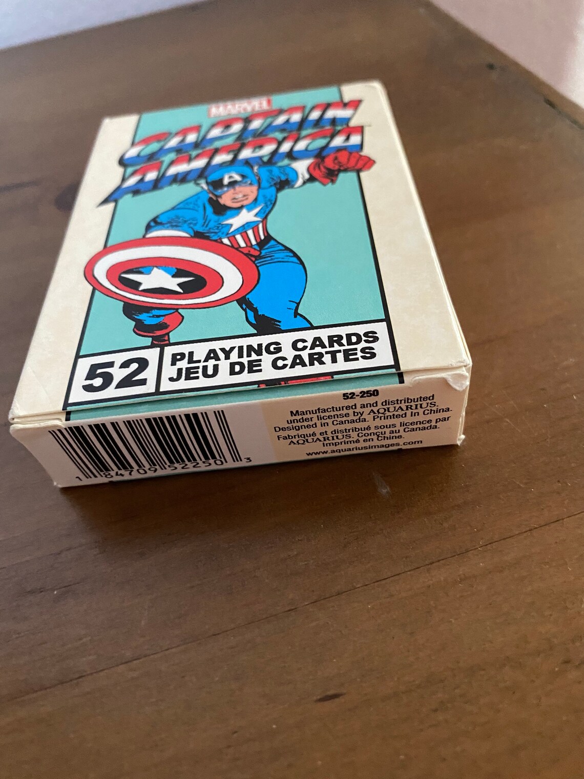 Marvel Playing Cards Captain America Vintage NMR 522503 Etsy Sweden