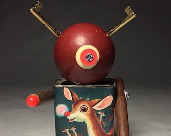 robot reindeer toy
