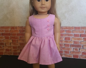 Cute Pink Dress for 18-inch Dolls!