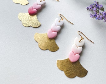 Ombré Tulip | Modern Polymer Clay Earring