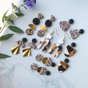 The Safari Collection | Modern Polymer Clay Earrings
