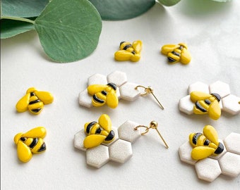 The Bee Collection | Polymer Clay Earrings
