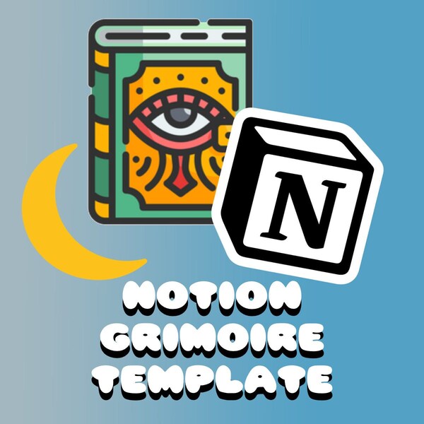 Notion Template Etsy