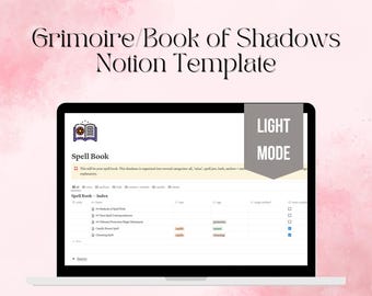 Könnte beinhalten: Ein Screenshot einer Notion-Seite mit dem Titel "Spell Book" in einem hellen Modus. Die Seite ist in mehrere Kategorien unterteilt, darunter "Spell Book - Index", "Methoden der Zauberarbeit", "Tarot-Zauberkomponenten", "Ultimative Schutzmagie", "Kerzen-Geldzauber", "Reinigungszauber" und "Wahrsagerei".