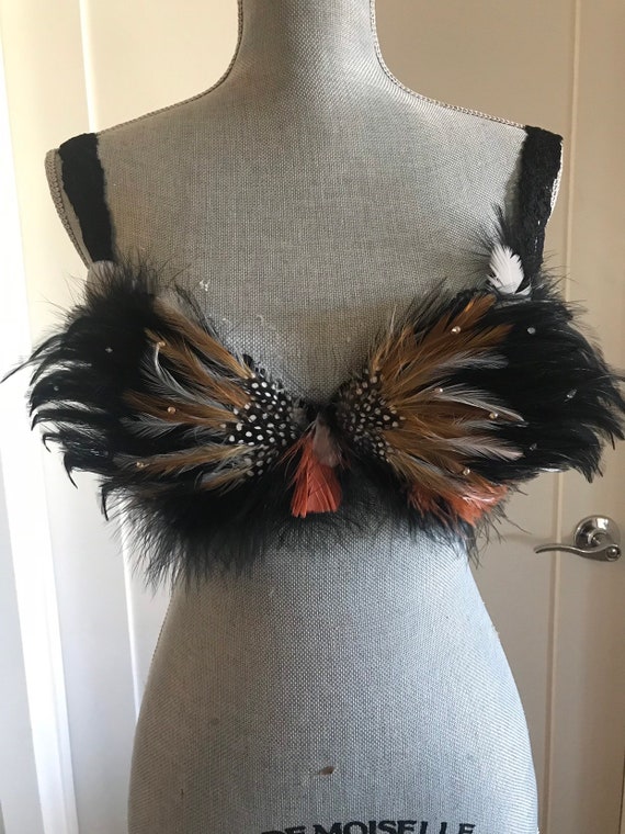 feather bra