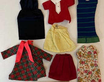 Vintage doll clothes not tagged #1538 Barbie sized clothes.