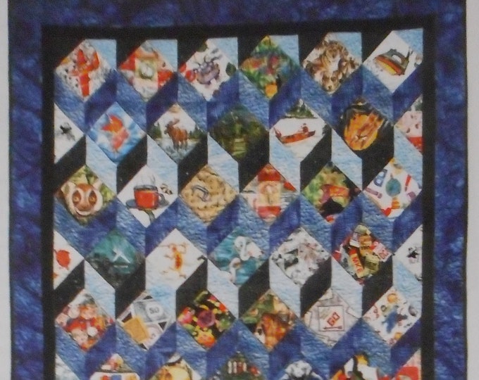 Talking Block Pattern Talking Blocks Quilt Pattern, A Conversational Quilt in Three Sizes by ...