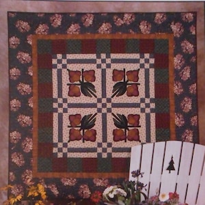 Coneflower Quilt Pattern by Thimbleberries.  Quilt is 57 inches square.  A Sew Big pattern. Like new pattern.