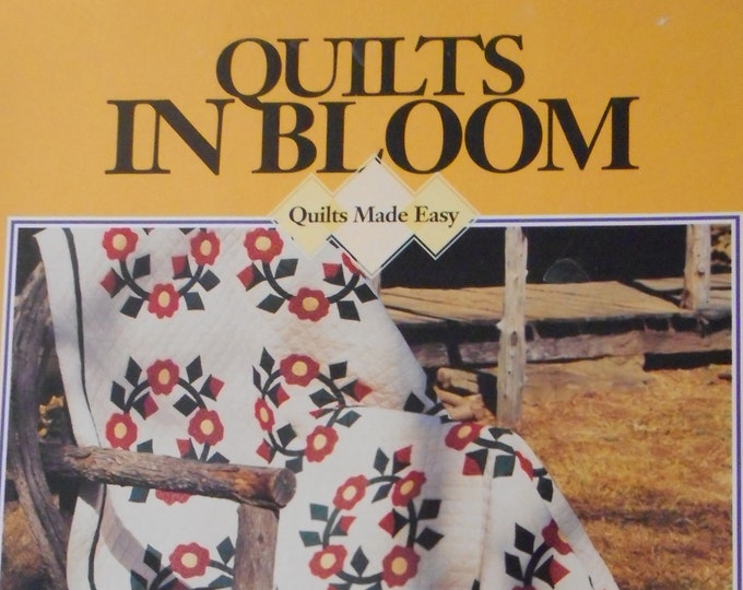 Quilts in Bloom, Quilt Book by Quilts Made Easy. Like New. Designs, Patterns & Techniques. Etsy
