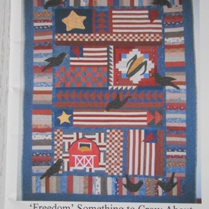 Freedom, Something to Crow About Quilt Pattern by Jenny Penny Designs- featuring the American farm