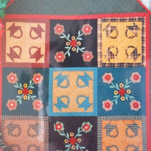 Blossoms and Basket Quilt Pattern by Pieceable Kingdom, designed by Susan Parr - NOS