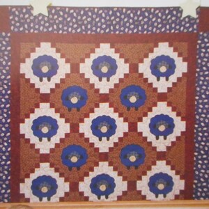 Tellen schapen Crib Quilt, blad, Bumper pads en wieg organisator - functies schattige schapen in Log Cabin Square