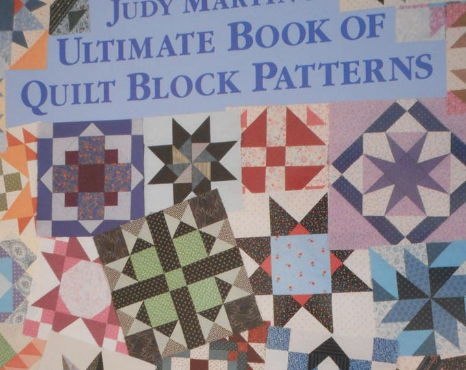 Ultimate Book of Quilt Block Patterns, Softcover Book by Judy Martin ...