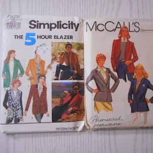 Women&#39;s Classic Lined Blazer Jacket. Sizes Range from 10-18. Uncut, like new.
