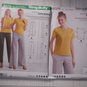 Simplicity Pattern Hacking.  Women&#39;s Pants and Top.. Your choice of like new sewing patterns.