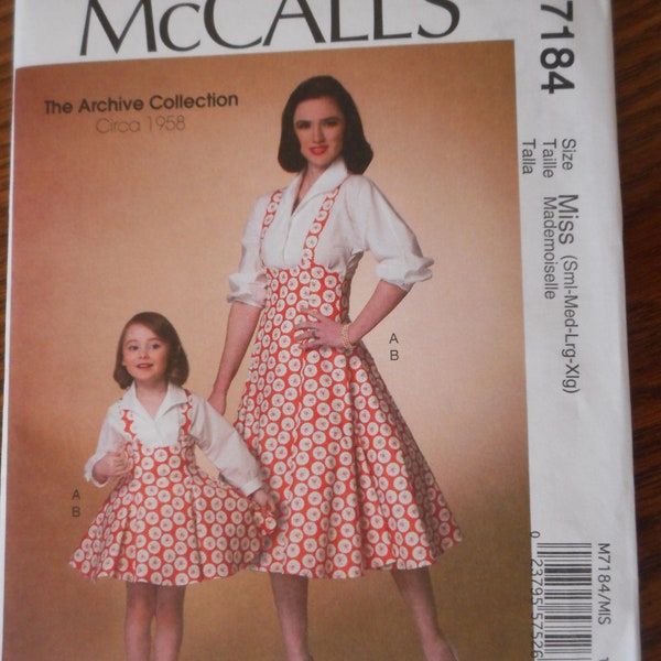 Mother and Daughter Sewing Pattern - Etsy