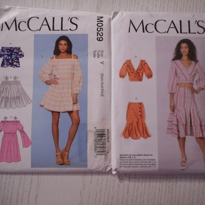 Trendy Boho Dresses, skirt and tops for Women.  Your choice of like new sewing patterns.