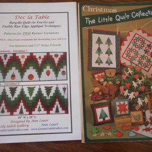Kerstquiltpatronen, Bargello of Mini