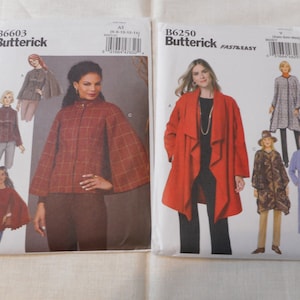 Womens Capes and Wraps, Like new sewing patterns sold Separately.