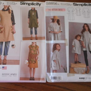 Trendy Boho Dresses, Smocks & Aprons for Women and Girls. Your choice of new sewing patterns. Xs-XL.