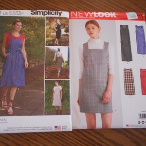 Women's Square neck Jumper dresses. Your choice of like new sewing patterns. Sizes 8-20, 6-14 or 16-24