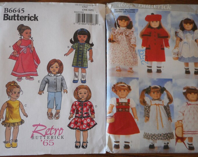 Historical/ Retro Doll Clothes Patterns 18 Dolls Like Etsy