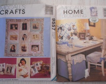 DIY Fabric picture quilt, pillow, doll, desk accessories, chair covers, organizer.  Like new sewing patterns, your choice