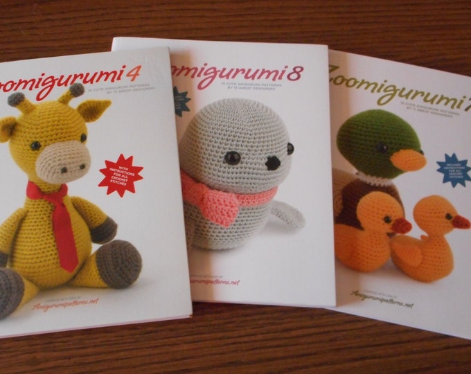 Crochet Animal Amigurumi Pattern Books Zoomigurumi Books 4 Etsy
