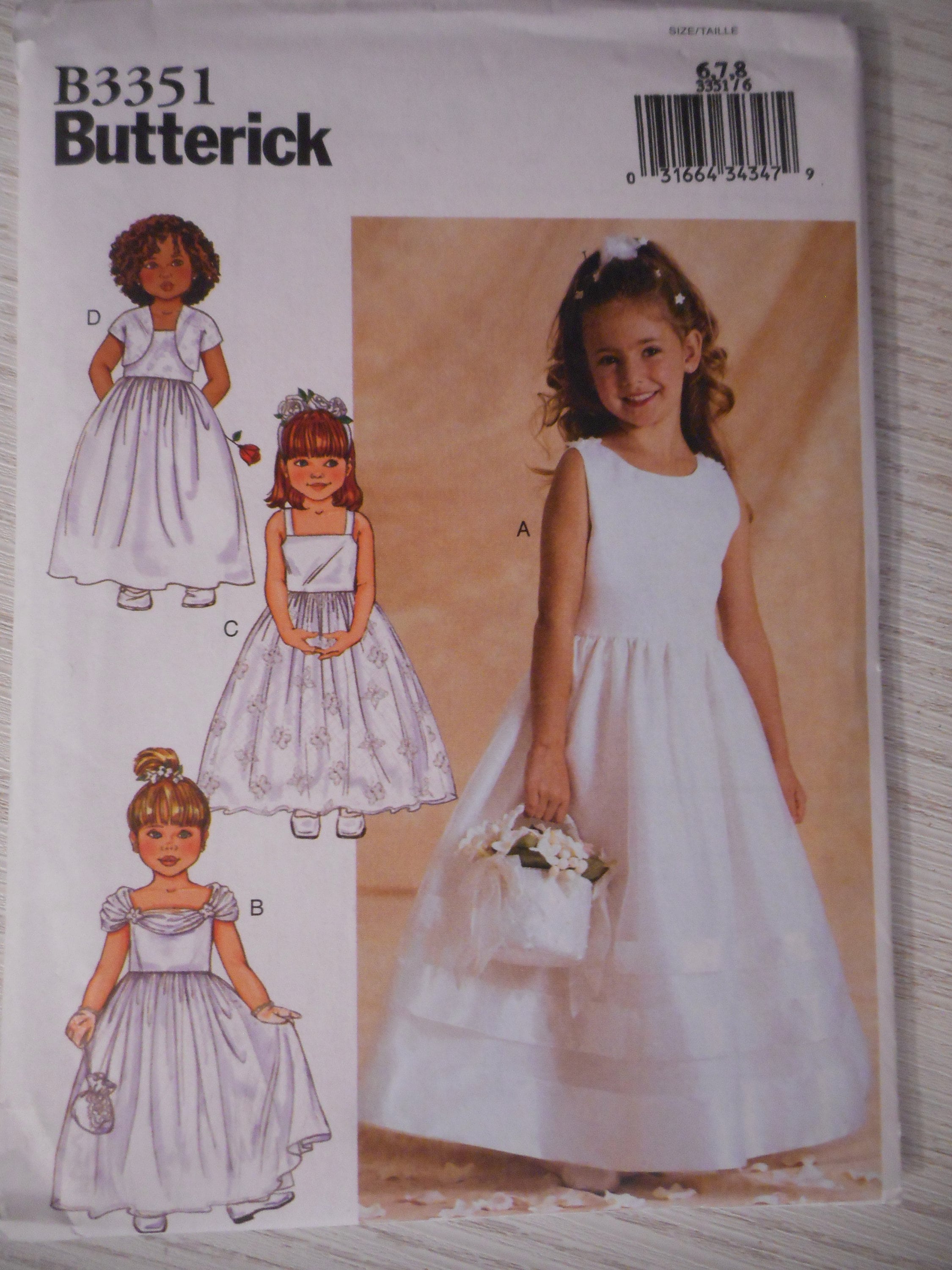 Little Girls Fancy Formal Dress Patterns. Su elección de como Etsy