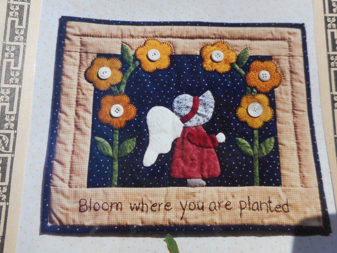 Sue's Blossom Quilt Pattern by Needleart Guild. 12 X 13 Inches. Like