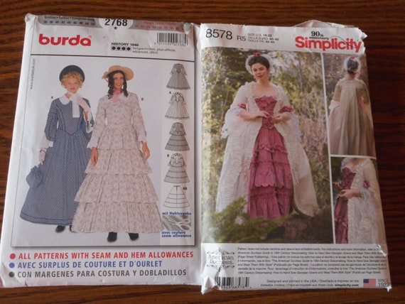 Women's Women's Historical Dresses and Gowns. Like New, Uncut
