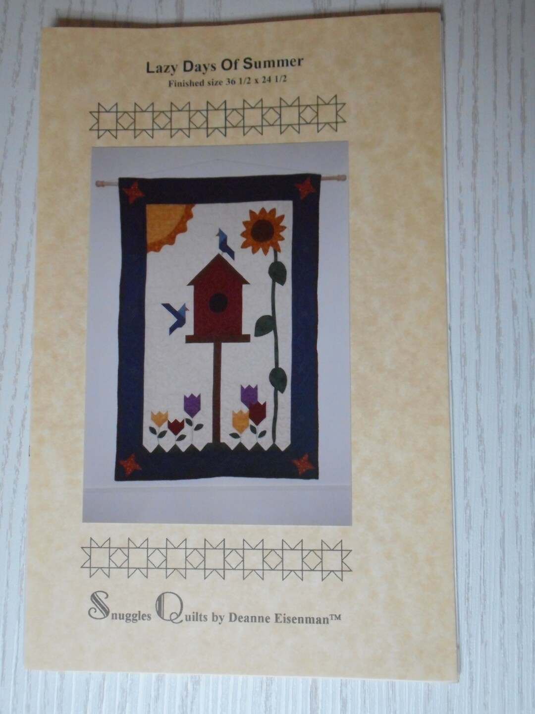 Lazy Days of Summer Quilt Pattern by Snuggles Quilts Etsy