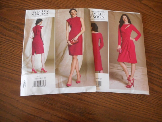 Women's Formal, Semi-formal Designer Dress Patterns. Like New Vogue Sewing  Patterns, Sizes 6-14 or 14-22 - Etsy