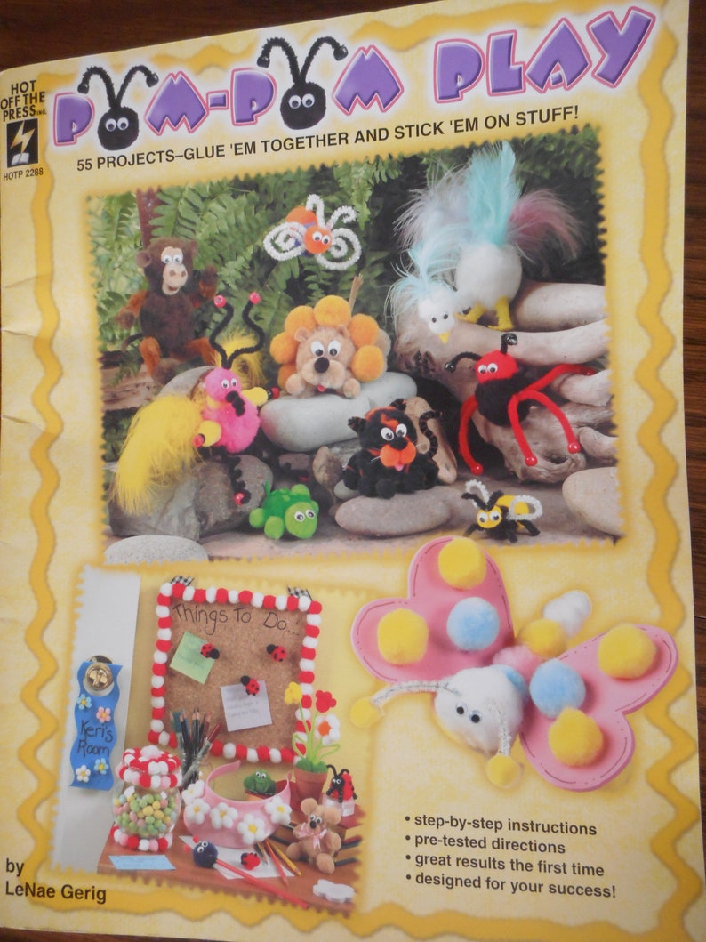 Pom Pom Dolls Your choice of pattern instruction booklets. Toys and other crafts