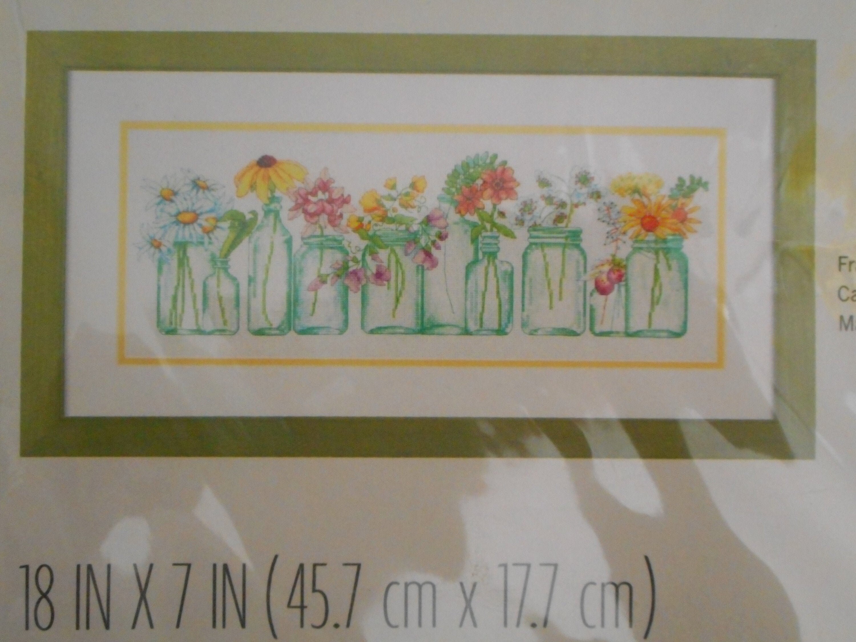 Kits & How To Embroidery Kits Dimensions Mason Jar Lineup Counted Cross