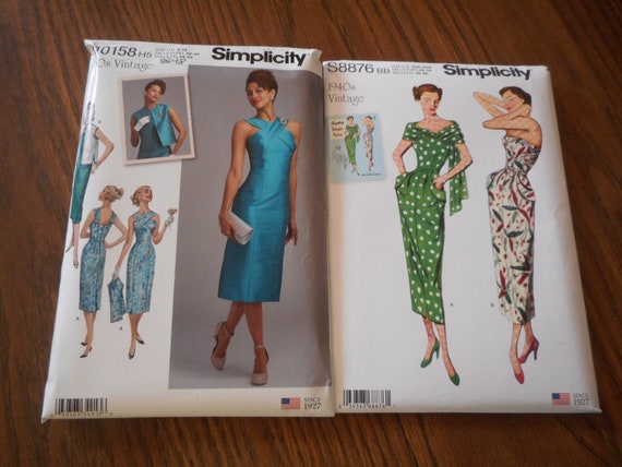 Elegant Sheath Dresses -new Womens Retro Vintage 1940's -1950's Dress Patterns. Like New, Sold Separately. Multiple Sizes Include 6-28W. - Etsy Elegant Sheath Dresses -new Womens Retro Vintage 1940's -1950's Dress Patterns. Like New, Sold Separately. Multiple Sizes Include 6-28W. - Etsy