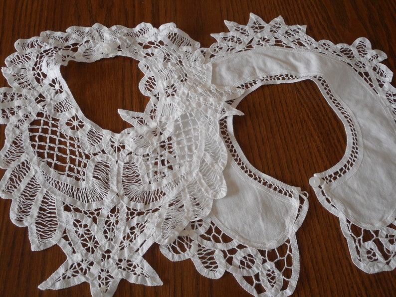 Perfect condition. Your Choice Vintage Battenburg Lace Dress or Sweater Collars