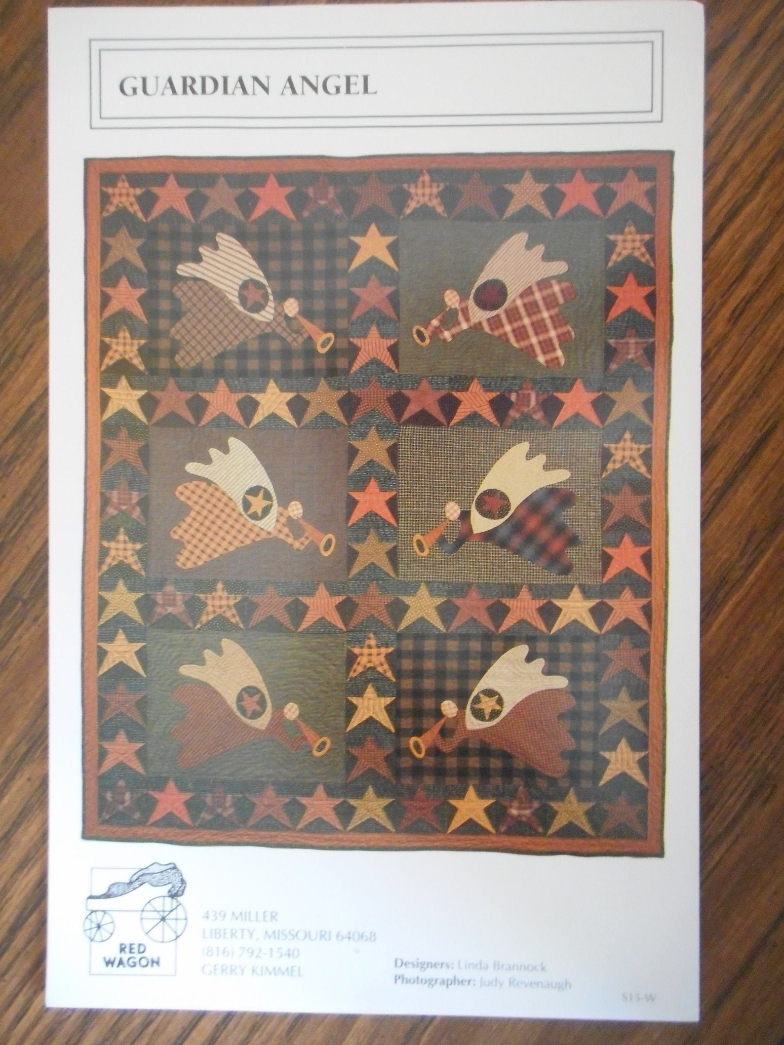 Guardian Angel Quilt Pattern by Red Wagon. 58 x 68 inches. Etsy