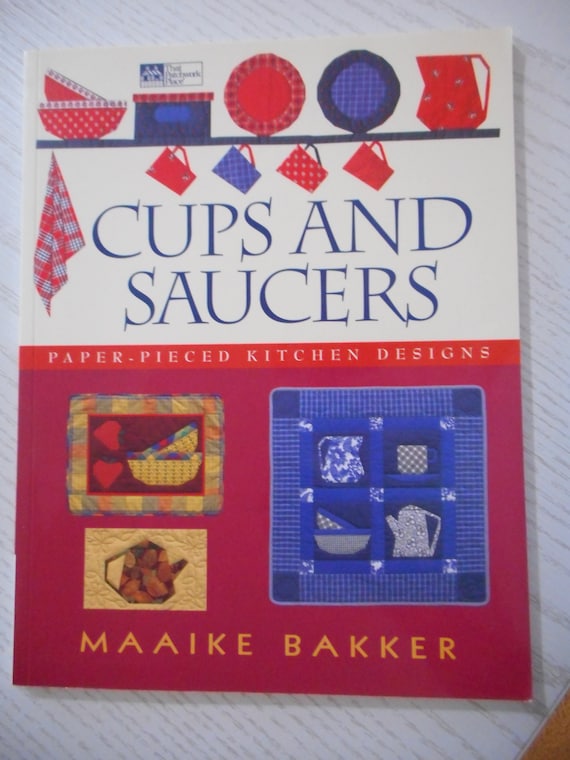 Cups and Saucers Quilt Book by Maaike Bakker. Paper Pieced Etsy