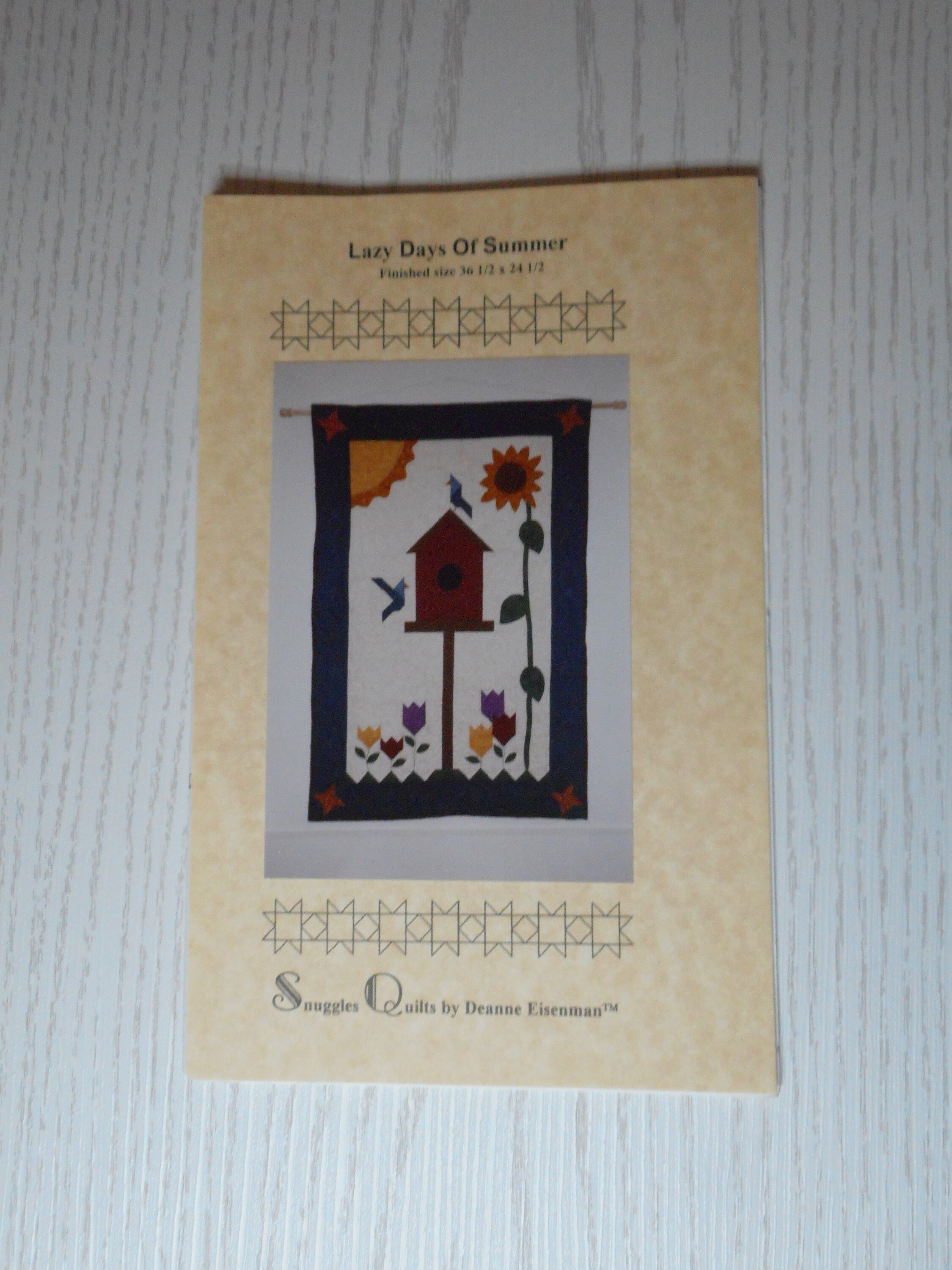 Lazy Days of Summer Quilt Pattern by Snuggles Quilts Etsy