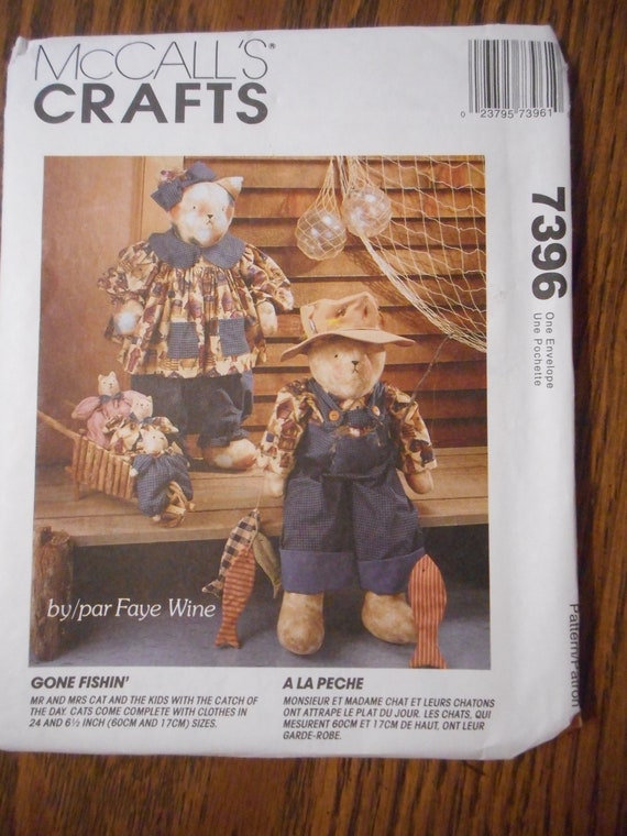 Stuffed Animal Dolls Sewing Patterns Cats And Paddington Etsy