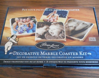 DIY Marble Photo Coaster Kit